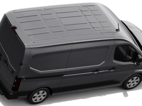 Renault Master Van L2H2 2024 with interior 3D Модель