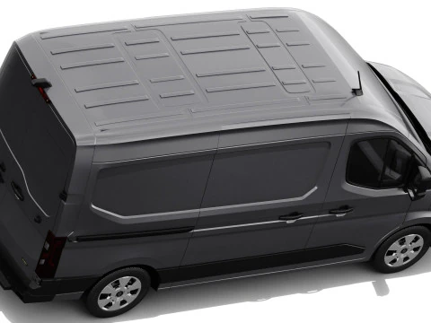 Renault Master Van L2H2 2024 com interior Modelo 3D