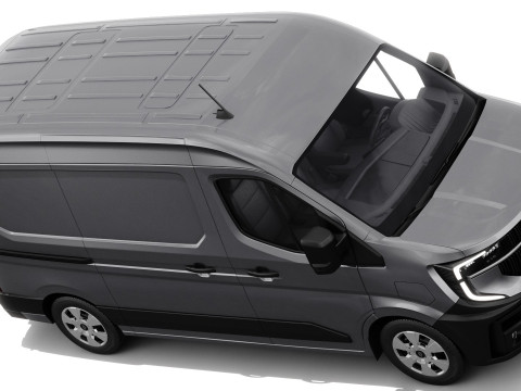Renault Master Van L2H2 2024 with interior 3D Модель