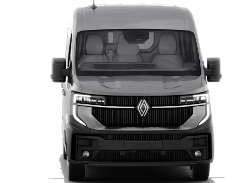 Renault Master Van L2H2 2024 with interior 3D Модель