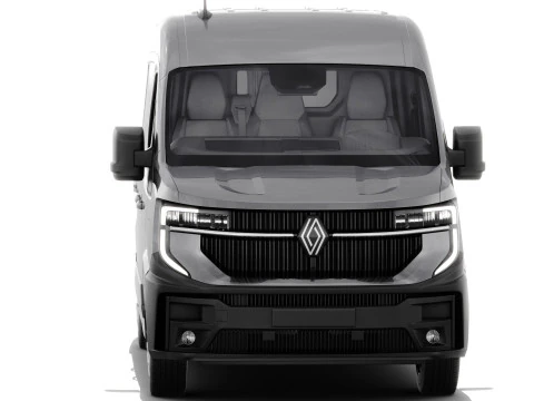 Renault Master Van L2H2 2024 com interior Modelo 3D