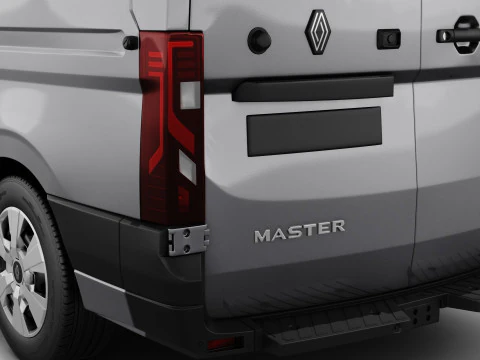 Renault Master Van L2H2 2024 com interior Modelo 3D