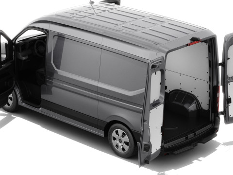Renault Master Van L2H2 2024 with interior 3D Модель