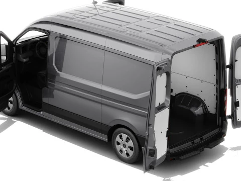 Renault Master Van L2H2 2024 com interior Modelo 3D