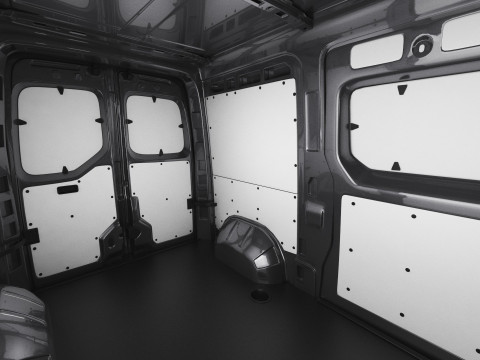 Renault Master Van L2H2 2024 with interior 3D Модель