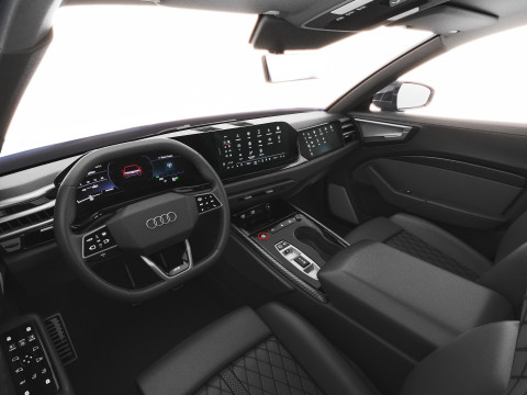 Audi S5 and A5 S-line 2025 with interior Model 3D