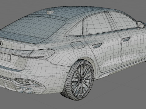 Audi S5 and A5 S-line 2025 with interior Model 3D