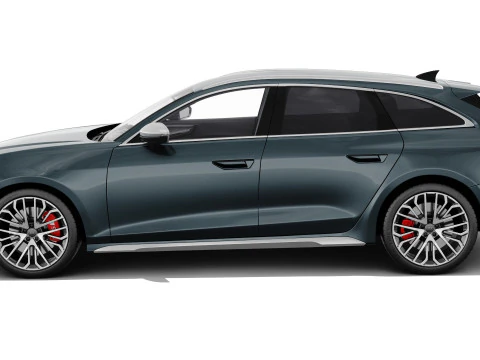 Audi S5 and A5 S-line Avant 2025 with interior 3D Model
