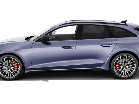Audi S5 and A5 S-line Avant 2025 with interior 3D Model