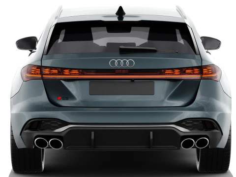 Audi S5 and A5 S-line Avant 2025 with interior 3D Model