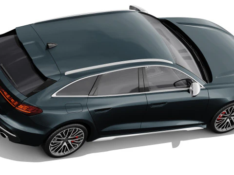 Audi S5 and A5 S-line Avant 2025 with interior 3D Model