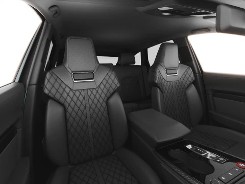 Audi S5 and A5 S-line Avant 2025 with interior 3D Model