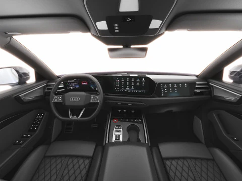 Audi S5 and A5 S-line Avant 2025 with interior 3D Model