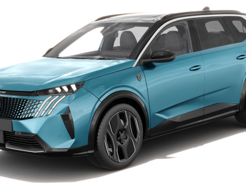 Peugeot 5008 e-5008 2025 with interior Modelo 3D