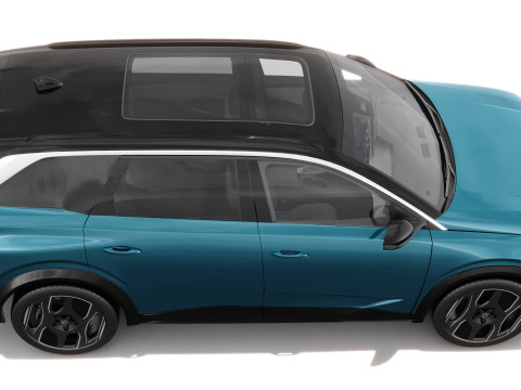 Peugeot 5008 e-5008 2025 with interior Modelo 3D