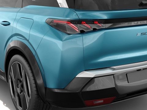 Peugeot 5008 e-5008 2025 with interior Modelo 3D