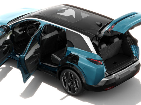 Peugeot 5008 e-5008 2025 with interior Modelo 3D