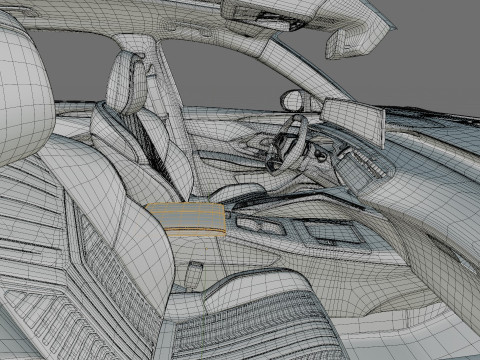 Peugeot 5008 e-5008 2025 with interior Modelo 3D