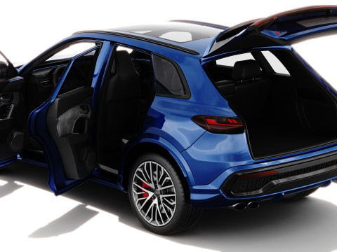 Audi SQ5 and Q5 S-line 2025 with interior 3D Model