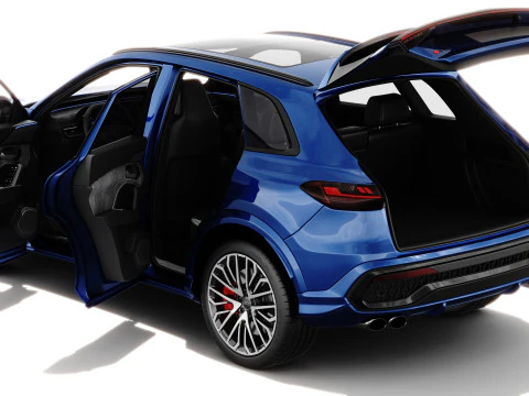 Audi SQ5 and Q5 S-line 2025 with interior 3D Model