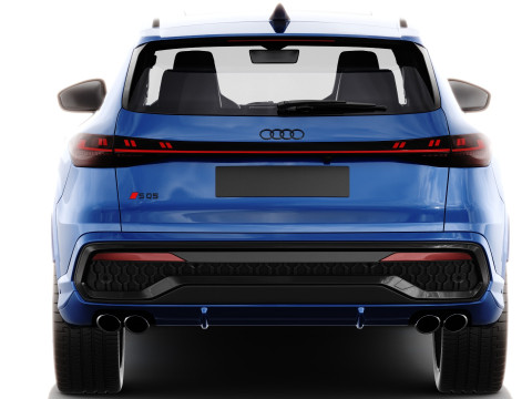 Audi SQ5 and Q5 S-line 2025 with interior 3D Model