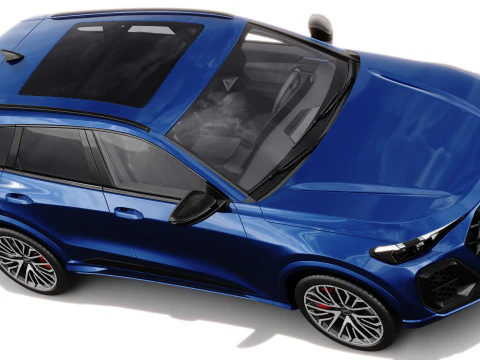 Audi SQ5 and Q5 S-line 2025 with interior 3D Model