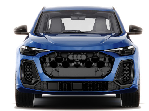 Audi SQ5 and Q5 S-line 2025 with interior 3D Model