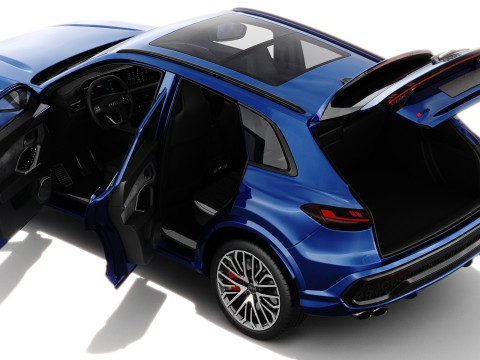 Audi SQ5 and Q5 S-line 2025 with interior 3D Model