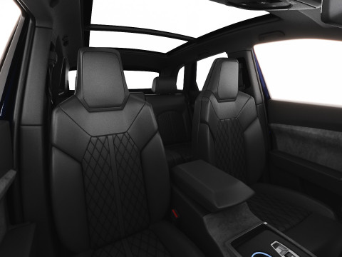 Audi SQ5 and Q5 S-line 2025 with interior 3D Model