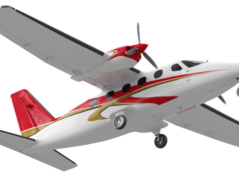 Tecnam P2012 STOL 3D Model