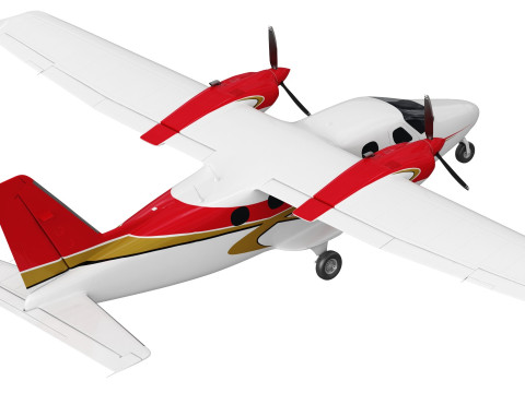 Tecnam P2012 STOL 3D Model