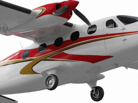Tecnam P2012 STOL 3D Modell