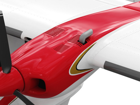 Tecnam P2012 STOL 3D Model