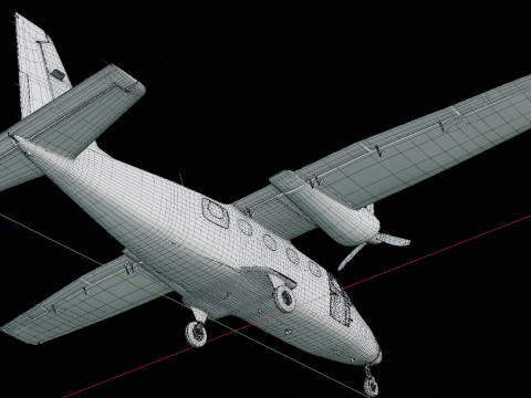 Tecnam P2012 STOL 3D Model
