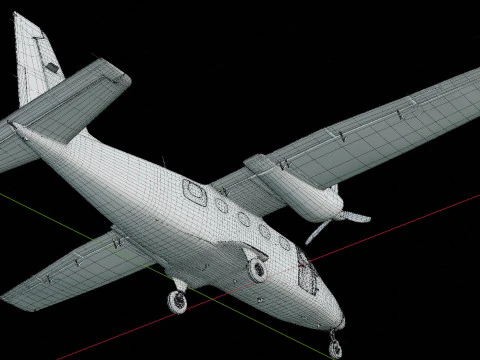 Tecnam P2012 STOL 3D Modell