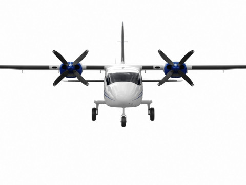 Tecnam P2012 Traveller 3D Model