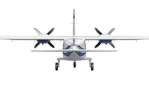 Tecnam P2012 Traveller 3D Model