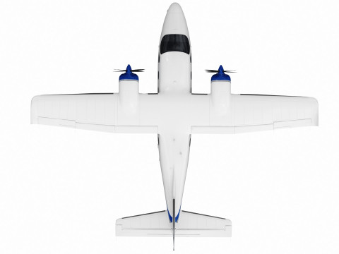 Tecnam P2012 Traveller 3D Model
