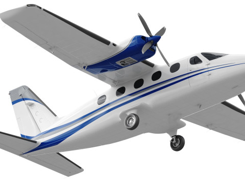 Tecnam P2012 Traveller 3D Model