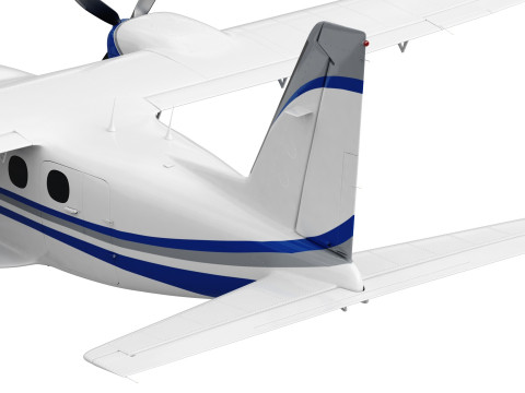 Tecnam P2012 Traveller 3D Model