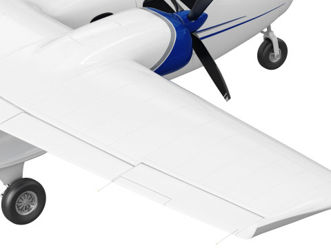 Tecnam P2012 Traveller 3D Model