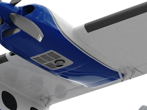 Tecnam P2012 Traveller 3D Model
