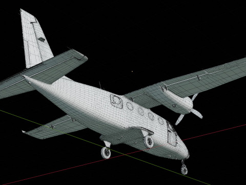 Tecnam P2012 Traveller 3D Model