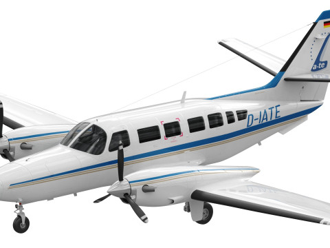 Cessna F406 Caravan II 3D Модель