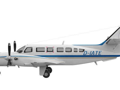 Cessna F406 Caravan II 3D Модель