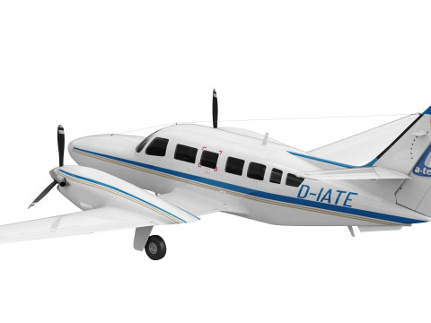 Cessna F406 Caravan II 3D Модель