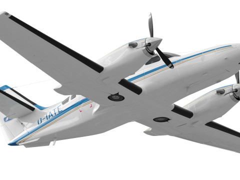 Cessna F406 Caravan II 3D Модель