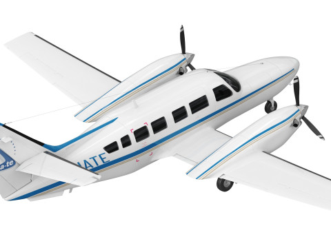 Cessna F406 Caravan II 3D Модель