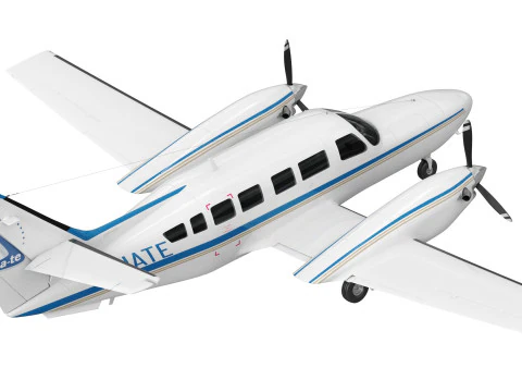 Cessna F406 Caravan II 3D Model
