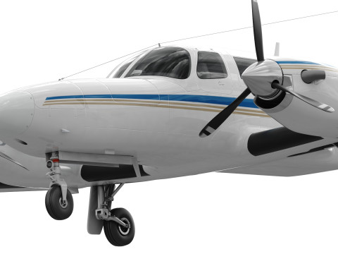 Cessna F406 Caravan II 3D Модель